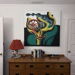 Painting I had stretched and delivered. Painting I had stretched and delivered.