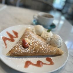 Sweet Paris Crêperie & Café - None existent plain jane cookie butter crepe.