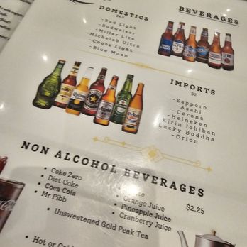 Sakai Sushi Train and Grill - Drinks - Conveyor Belt Sushi Near Me - Bellevue, Nebraska