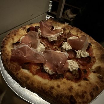 Lyle's Pizzeria - Tre Carne with dairy free ricotta - Pizza Near Me - Omaha, Nebraska Lyle's Pizzeria - Tre Carne with dairy free ricotta - Pizza Near Me - Omaha, Nebraska