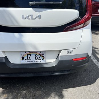 Avis - Expired inspection sticker - Car Rental Near Me - Honolulu, Hawaii