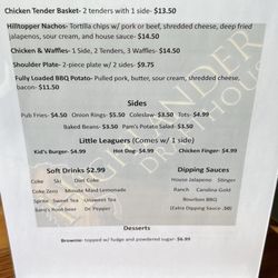 Highlander Drafthouse - Menu side 2