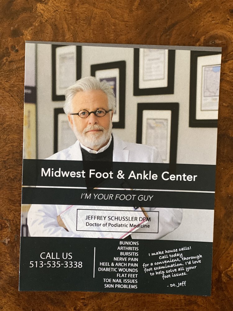 JEFFREY SCHUSSLER MIDWEST FOOT AND ANKLE CENTER 7567 Central Parke Blvd, Mason, Ohio