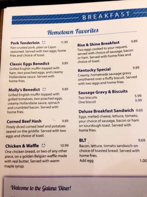 Menu photo 8 Galena Diner Galena, OH