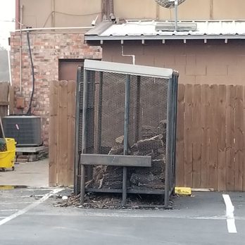 The Pit BBQ - The wood in the back of the restuarant for the que - Barbeque Near Me - Georgetown, Texas