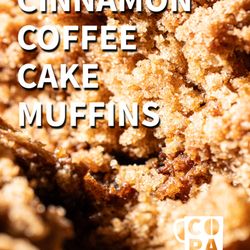 Coffee cake muffin