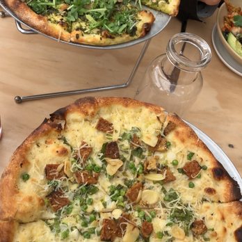 Wildseed - Green forest pizza + carbonara pizza - Vegan Near Me - San Francisco, California Wildseed - Green forest pizza + carbonara pizza - Vegan Near Me - San Francisco, California