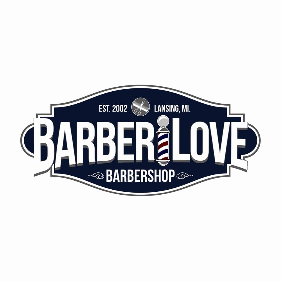Barber Love Barber Shop Logo