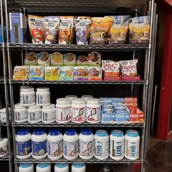 Sho Offz Fitness - Latest & greatest supplements inside their lobby!