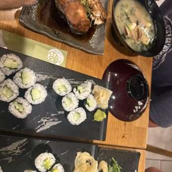 Sushi Matsuri - Kappa rolls and hamachi Kama - Japanese Near Me - Honolulu, Hawaii