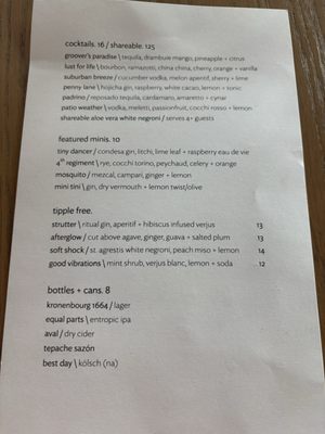 Menu photo 3 Camaraderie Houston, TX
