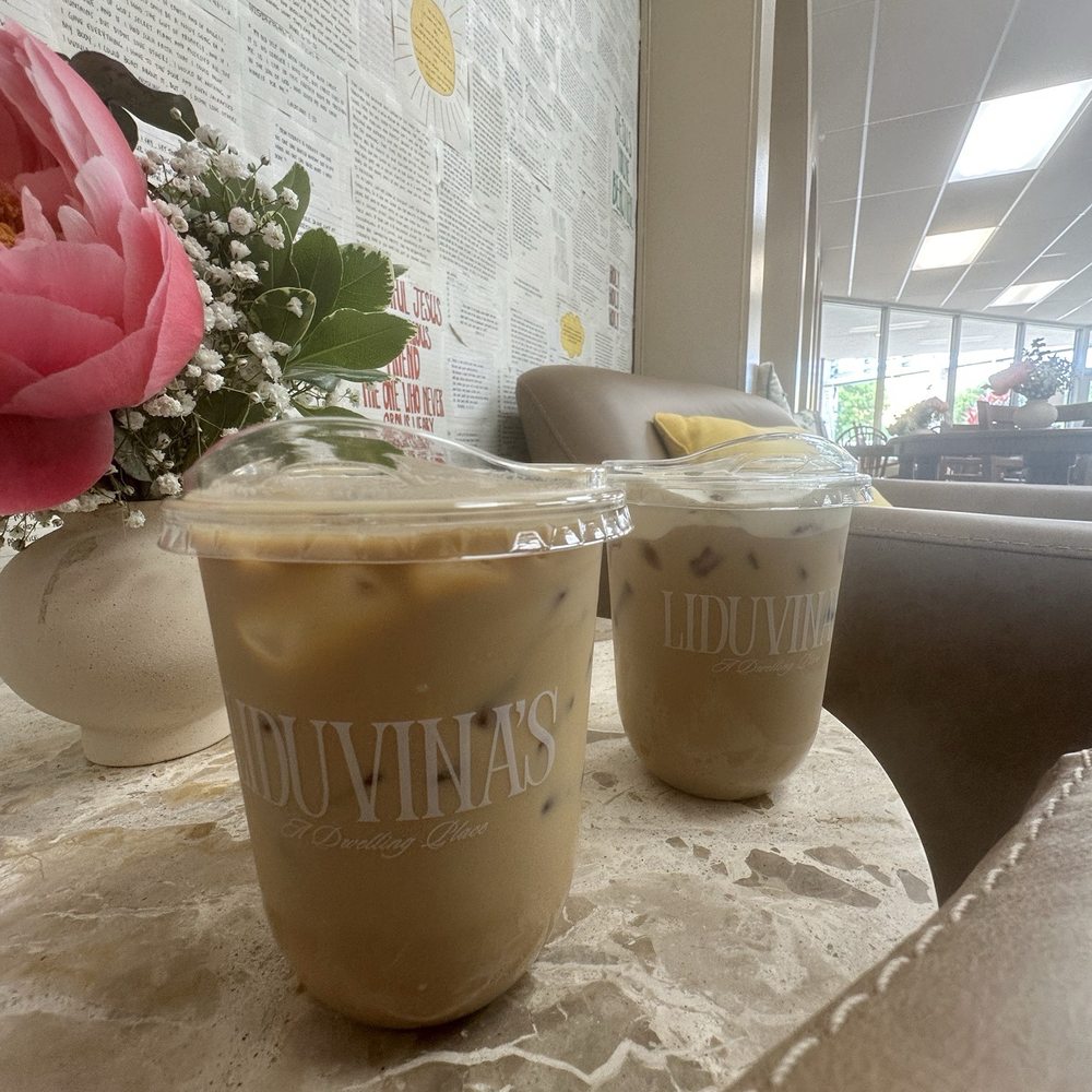 Liduvina’s - Teddy Latte and Cowboy Latte with cold foam - Coffee & Tea Near Me - Palmetto Bay, Florida