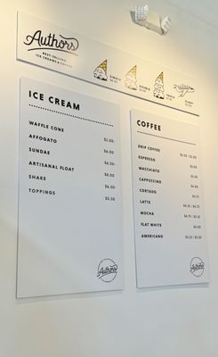 Menu photo 5 Authors Ice Creams & Coffee Ashburn, VA