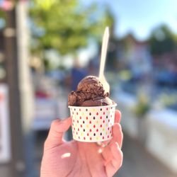 Jay's Ice Cream - chocolate salted caramel