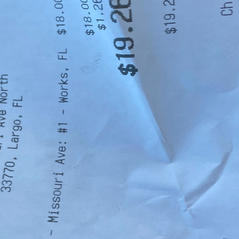 Tommy's Express® Car Wash - Receipt - Auto Detailing Near Me - Largo, Florida Tommy's Express® Car Wash - Receipt - Auto Detailing Near Me - Largo, Florida
