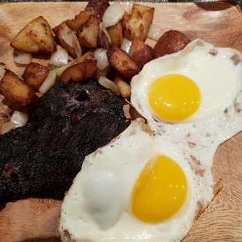 Ovelia - Coffee rubbed steak, blessed!! - Greek Near Me - Astoria, New York Ovelia - Coffee rubbed steak, blessed!! - Greek Near Me - Astoria, New York