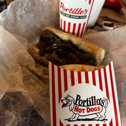 Portillo's Crestwood - Italian Beef Sandwich with Fries