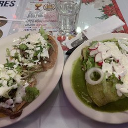 Tostadas and 36. Enchiladas Verdes Tostadas and 36. Enchiladas Verdes