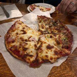Pagliai's Pizza - So thick with cheese and goodness on top