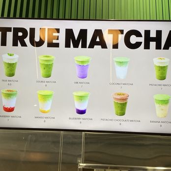 True Matcha - Menu - Coffee & Tea Near Me - Las Vegas, Nevada