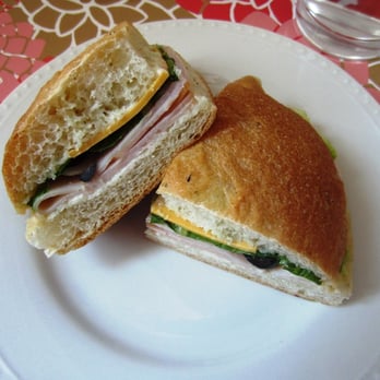 Sweetly Divine - Turkey sandwich on foccacia - Desserts Near Me - Logan, Utah