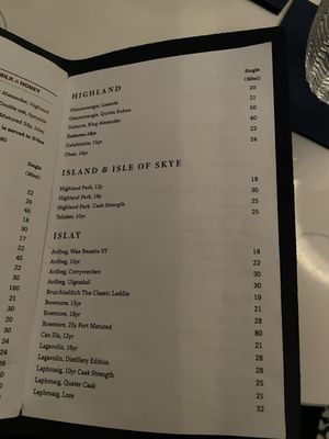 Menu photo 7 C Suite Toronto, ON