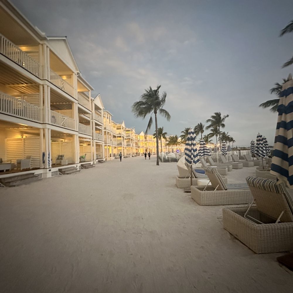 Resort at dusk Resort at dusk