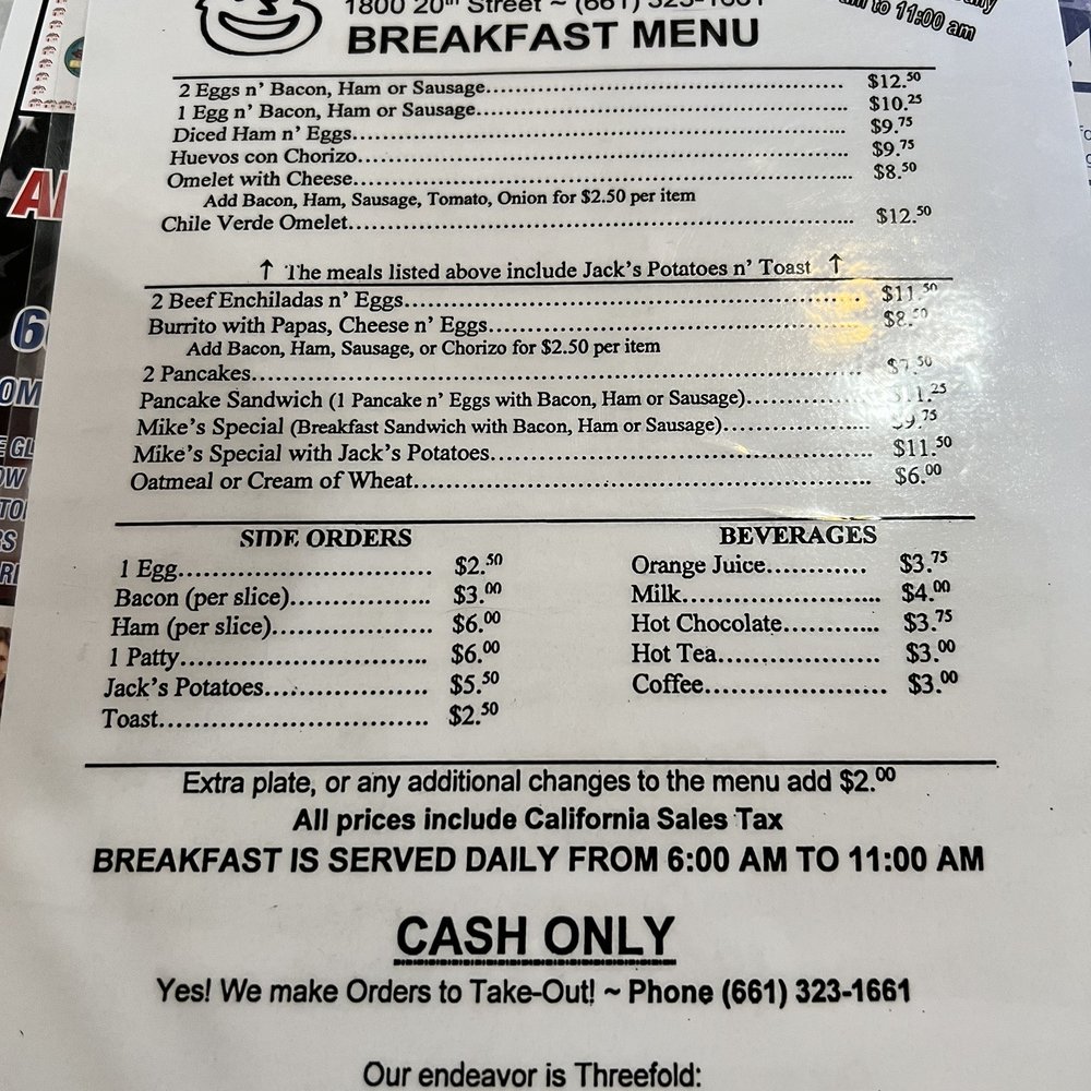 Happy Jacks Hamburger & Pie Shop - Menu - Burgers Near Me - Bakersfield, California Happy Jacks Hamburger & Pie Shop - Menu - Burgers Near Me - Bakersfield, California