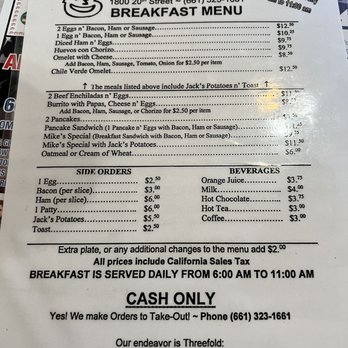 Happy Jacks Hamburger & Pie Shop - Menu - Burgers Near Me - Bakersfield, California Happy Jacks Hamburger & Pie Shop - Menu - Burgers Near Me - Bakersfield, California