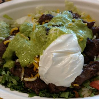 Fuzzy's Taco Shop - Bed burrito bowl with sour cream - Tex-Mex Near Me - Oklahoma City, Oklahoma Fuzzy's Taco Shop - Bed burrito bowl with sour cream - Tex-Mex Near Me - Oklahoma City, Oklahoma