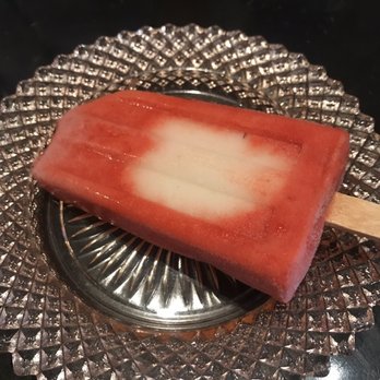 ABC Cocina - Strawberry popsicle - Latin American Near Me - New York, New York ABC Cocina - Strawberry popsicle - Latin American Near Me - New York, New York