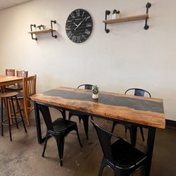 Rise Espresso and Dough - Sick tables and decor!