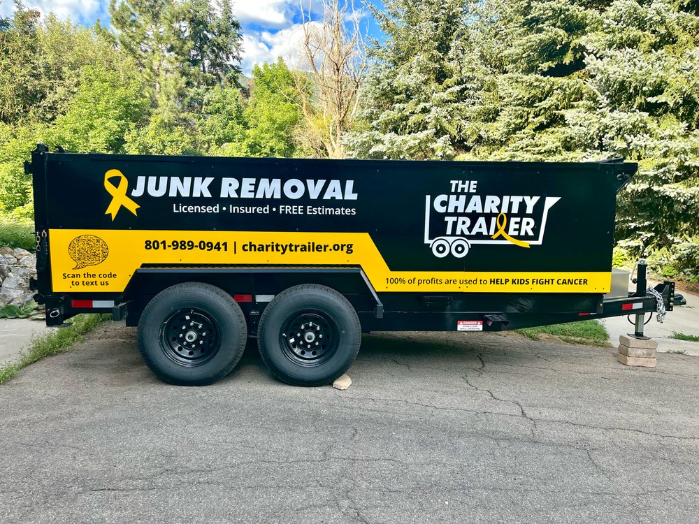 THE CHARITY TRAILER Updated April 2024 Request a Quote Spanish Fork, Utah Junk Removal