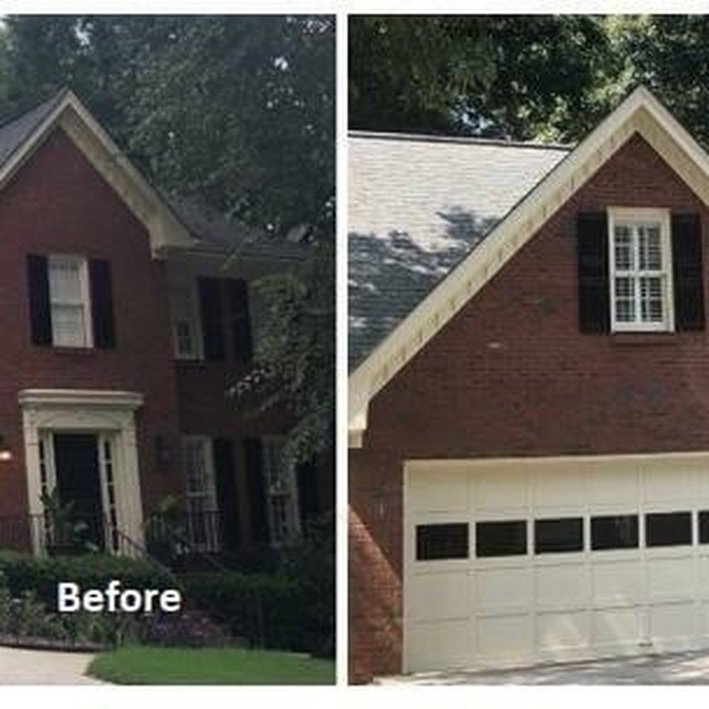 Aqua Wave Softwash Solutions - Before and after of soft wash on my roof from their drone. - Pressure Washers Near Me Aqua Wave Softwash Solutions - Before and after of soft wash on my roof from their drone. - Pressure Washers Near Me