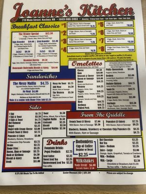 Menu photo 1 Joanne's Kitchen & Coffeeshop Nashua, NH Menu photo 1 Joanne's Kitchen & Coffeeshop Nashua, NH