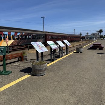 Skunk Train - Skink train station - Tours Near Me - Fort Bragg, California