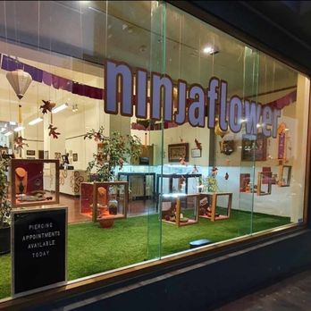 Ninjaflower - check out our ever changing window display boxes - Jewelry Near Me - Wellington, WGN Ninjaflower - check out our ever changing window display boxes - Jewelry Near Me - Wellington, WGN