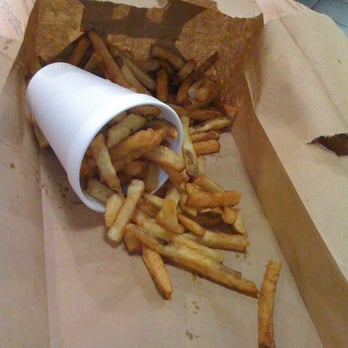 Five Guys - Regular size fries - why even the cup? - Burgers Near Me - Rockville, Maryland