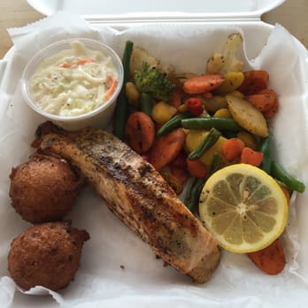 Northwest Seafood Tioga - Salmon plate with veggies - Seafood Markets Near Me - Newberry, Florida Northwest Seafood Tioga - Salmon plate with veggies - Seafood Markets Near Me - Newberry, Florida