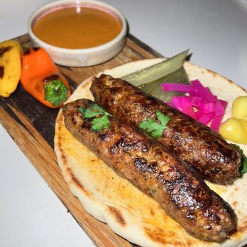 Strawberry Moon - Moroccan Lamb Merguez - Mediterranean Near Me - Miami Beach, Florida Strawberry Moon - Moroccan Lamb Merguez - Mediterranean Near Me - Miami Beach, Florida