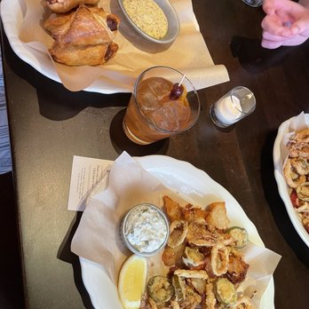 Gilt Bar - Calamari and Pigs in a Blanket - New American Near Me - Chicago, Illinois