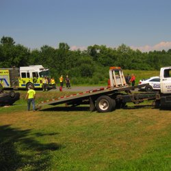 A Class Towing - 911 emergency recovery in progress
