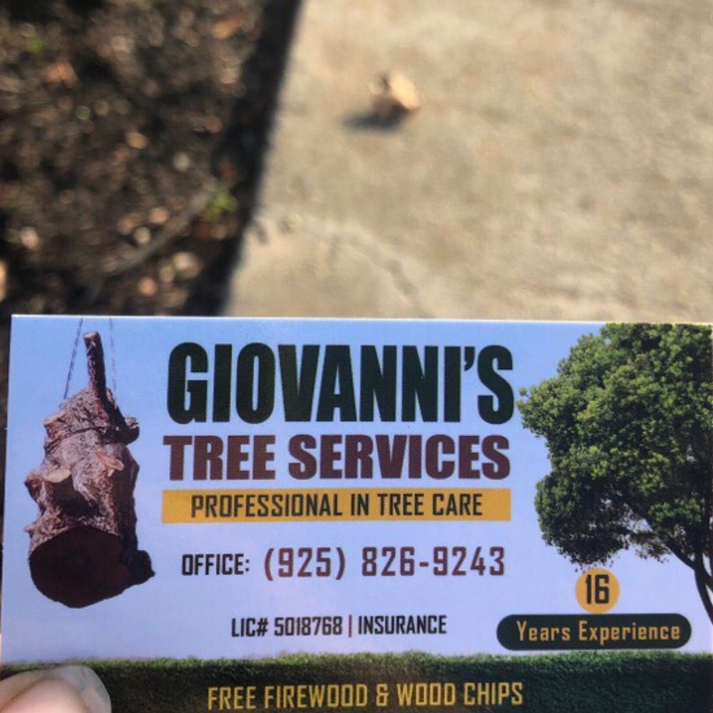 GIOVANNIE TREE SERVICE - Updated December 2024 - Concord, California ...