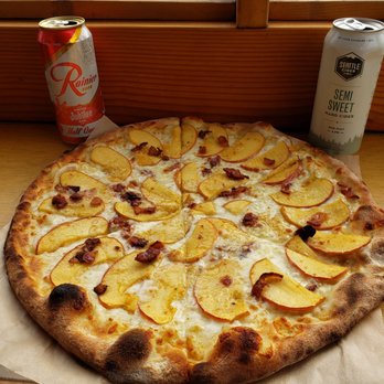 Humble Pie - Dont ask me how this works BUT IT DOES! Apple on pizza with bacon, apple and beechers cheese. Order it. You won't be sorry. - Pizza Near Me - Seattle, Washington Humble Pie - Dont ask me how this works BUT IT DOES! Apple on pizza with bacon, apple and beechers cheese. Order it. You won't be sorry. - Pizza Near Me - Seattle, Washington