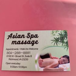 Asian massage spa