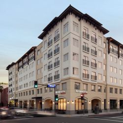 Residence Inn by Marriott Los Angeles Glendale - Front entrance.  Parking is under hotel in garage