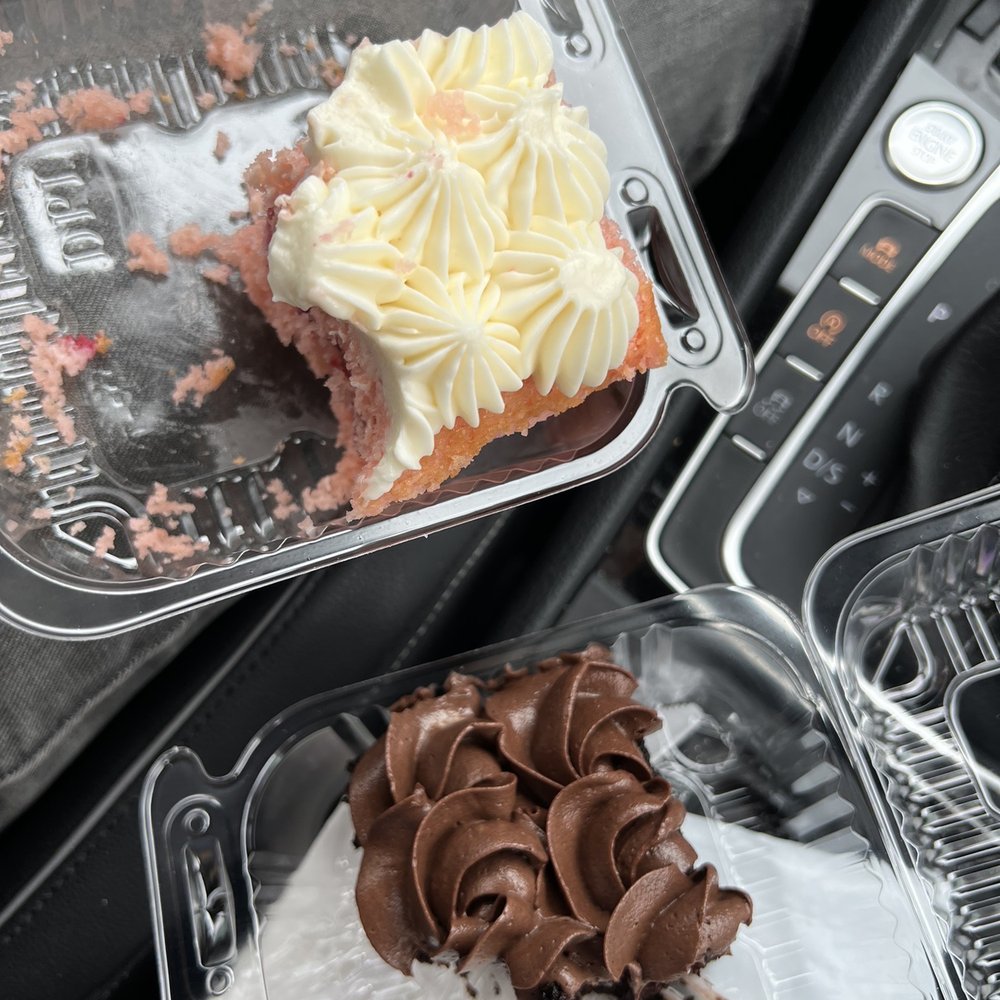 Angel's Bake Shop - Death by Chocolate and Strawberry cake slices. - Cupcakes Near Me - Woodbridge, Virginia