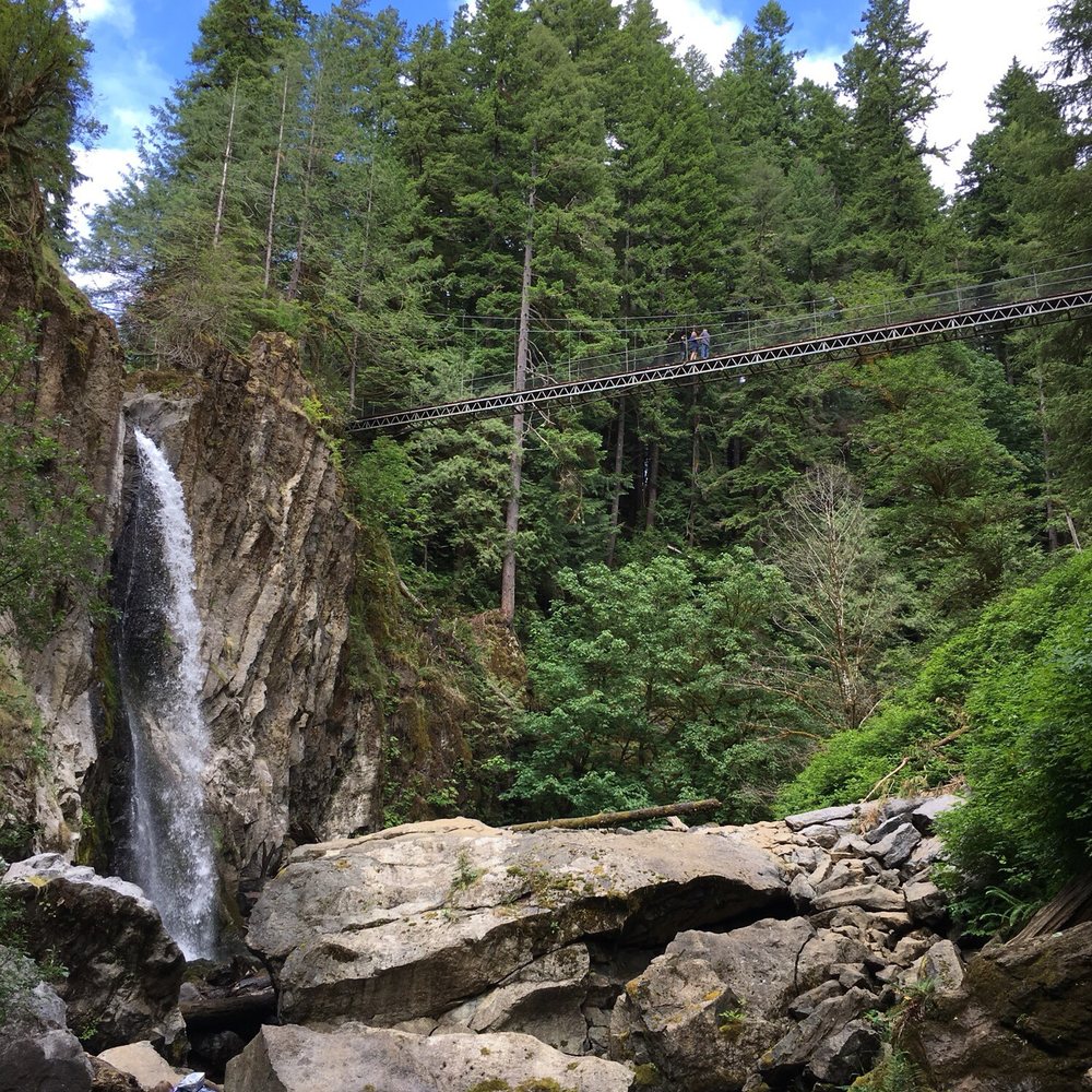 Drift Creek Fall And Bridge - Hiking Near Me - Otis, Oregon Drift Creek Fall And Bridge - Hiking Near Me - Otis, Oregon