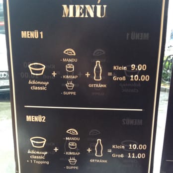 Bibimcup - Or the set menu seems a good deal - Korean Near Me - Dusseldorf, NW