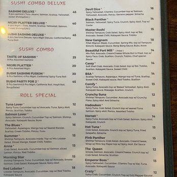 Konnichiwa - Menu page 6 - Sushi Bars Near Me - Fort Mill, South Carolina